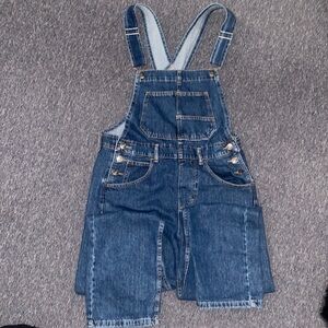 Free People Denim Ziggy Overalls XS